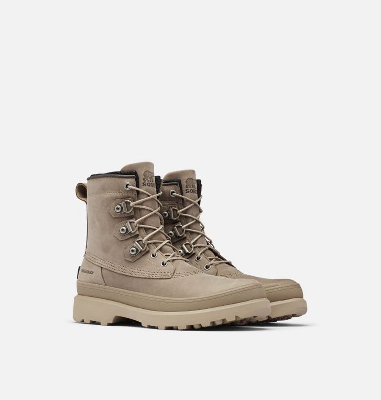 Mens Booties Khaki - Sorel Caribou™ Street - 692-WFADSP